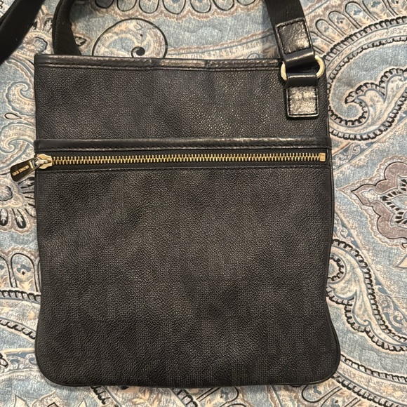 Michael Kors Black Signature MK Logo Crossbody Bag - Picture 4 of 4